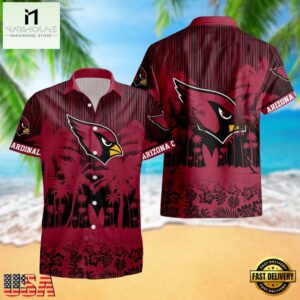 Arizona Cardinals Palm Tree Garden Pattern Hawaii Shirt