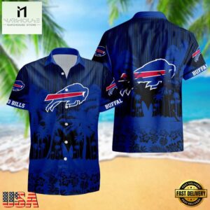 Buffalo Bills Palm Tree Garden Pattern Hawaii Shirt