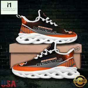 Cincinnati Bengals NFL Pattern Max Soul Shoes Mean Gift For Fans