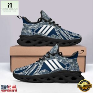 Dallas Cowboys NFL Camo Max Soul Shoes Mean Gift For Fans