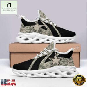 Dallas Cowboys NFL Camo Pattern Max Soul Shoes Mean Gift For Fans