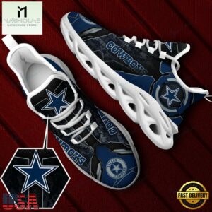 Dallas Cowboys NFL Logo Max Soul Shoes Mean Gift For Fans