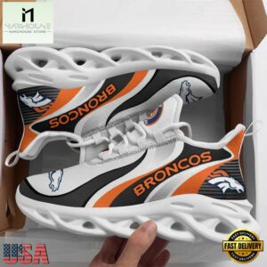 Denver Broncos NFL Football Max Soul Shoes Mean Gift For Fans