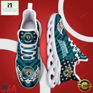 Jacksonville Jaguars NFL Max Soul Shoes Mean Gift For Fans