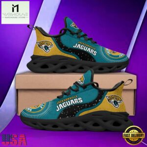 Jacksonville Jaguars NFL Team Max Soul Shoes Mean Gift For Fans