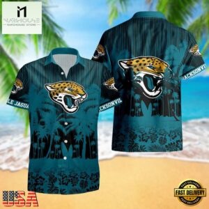 Jacksonville Jaguars Palm Tree Garden Pattern Hawaii Shirt