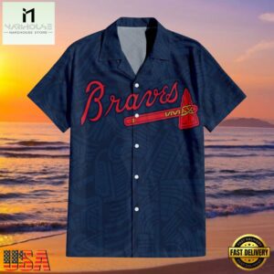 MLB Atlanta Braves Tribal Motifs Aloha Hawaiian Shirt