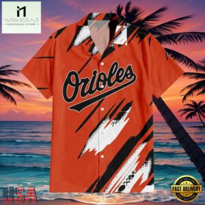 MLB Baseball Baltimore Orioles Aloha Hawaiian Shirt