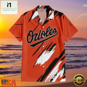 MLB Baseball Baltimore Orioles Aloha Hawaiian Shirt