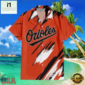 MLB Baseball Baltimore Orioles Aloha Hawaiian Shirt