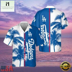 MLB Los Angeles Dodgers Palm Tree Hot Summer Hawaiian Shirt