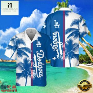 MLB Los Angeles Dodgers Palm Tree Hot Summer Hawaiian Shirt