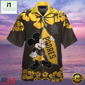 MLB Mickey Surfing Houston Astros Hot Summer Hawaiian Shirt, Astros Gifts for Fans