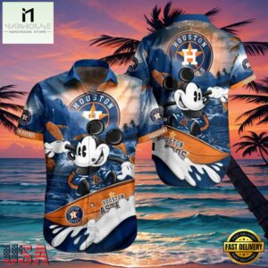 MLB Milwaukee Brewers Flower Tropical Hot Summer Hawaiian Button Down Shirt