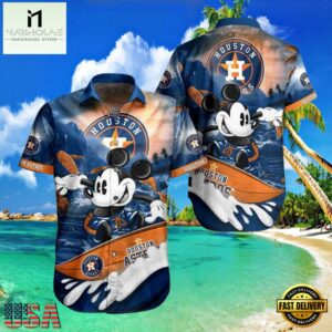 MLB Milwaukee Brewers Flower Tropical Hot Summer Hawaiian Button Down Shirt