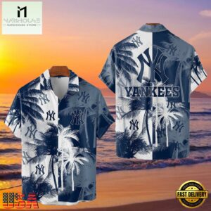 MLB New York Yankees Tropical Palm Trees Hot Summer Hawaiian Shirt