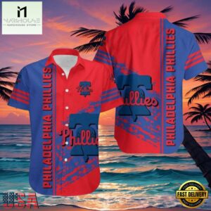 MLB Philadelphia Phillies Red And Blue Camo Accent Aloha Hawaiian Shirt.jpg 1Group