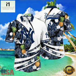 MLB Pineapple New York Yankees Tropical Style Hot Trending Hawaiian Shirt