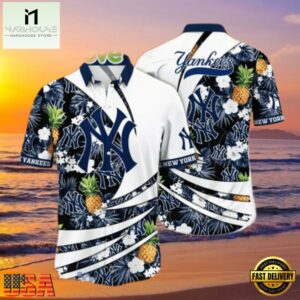MLB Pineapple New York Yankees Tropical Style Hot Trending Hawaiian Shirt - MLB Fan Gifts 6 MLB Pineapple New York Yankees Tropical Style Hot Trending Hawaiian Shirt