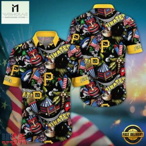 MLB Pittsburgh Pirates Carnival Fun Hawaiian Shirt