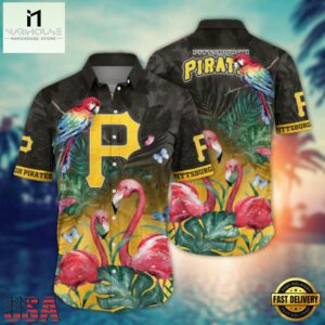 MLB Pittsburgh Pirates Flamingo Paradise Hawaiian Shirt