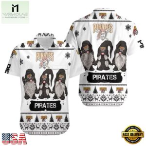 MLB Pittsburgh Pirates Holiday Gnome Hawaiian Shirt