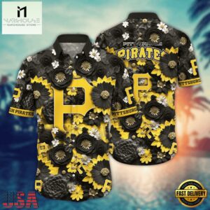 MLB Pittsburgh Pirates Sunflower Glory Hawaiian Shirt