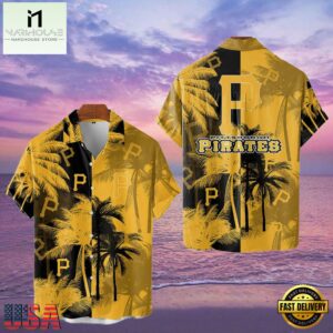 MLB Pittsburgh Pirates Tropical Palm Trees Style Hot Trending Hawaiian Shirt