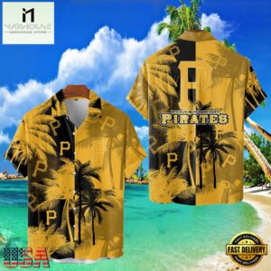 MLB Pittsburgh Pirates Tropical Palm Trees Style Hot Trending Hawaiian Shirt