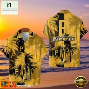 MLB Pittsburgh Pirates Tropical Palm Trees Style Hot Trending Hawaiian Shirt