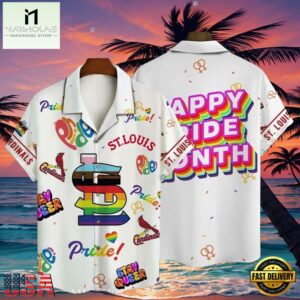 MLB Rainbow Pride Celebration St. Louis Cardinals Tropical Shirt Hot Summer Hawaiian Pride Edition
