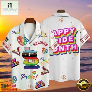 MLB Rainbow Pride Celebration St. Louis Cardinals Tropical Shirt Hot Summer Hawaiian Pride Edition