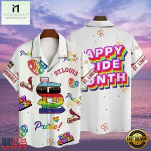 MLB Rainbow Pride Celebration St. Louis Cardinals Tropical Shirt Hot Summer Hawaiian Pride Edition