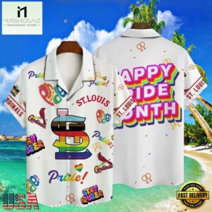 MLB Rainbow Pride Celebration St. Louis Cardinals Tropical Shirt Hot Summer Hawaiian Pride Edition