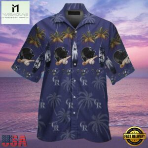 MLB Rockies Beachfront Baseball Tropical Hot Summer Hawaiian Shirt