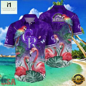 MLB Rockies Fauna And Flora Colorado Tropical Birds Hot Summer Aloha Shirt , Hot Summer 2025 Hawaiian Shirts 7 MLB Rockies Fauna And Flora Colorado Tropical Birds Hot Summer Aloha Shirt