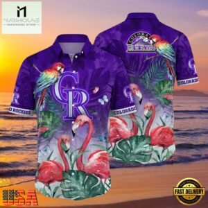 MLB Rockies Fauna And Flora Colorado Tropical Birds Hot Summer Aloha Shirt , Hot Summer 2025 Hawaiian Shirts 6 MLB Rockies Fauna And Flora Colorado Tropical Birds Hot Summer Aloha Shirt