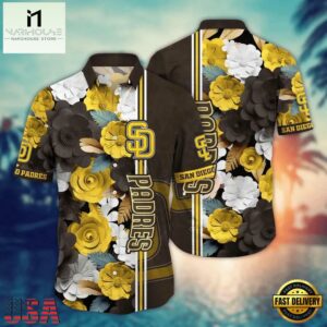 MLB San Diego Padres Golden Garden Hawaiian Shirt