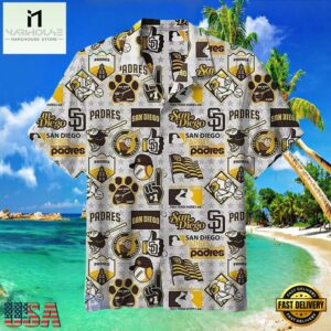 MLB San Diego Padres Montage Collage Tropical Shirt.jpg 1Group