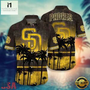 MLB San Diego Padres Sunset Vibes Hawaiian Shirt