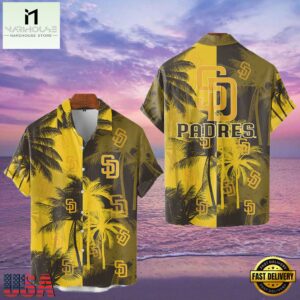 MLB San Diego Padres Tropical Palm Trees Style Hot Trending Hawaiian Shirt