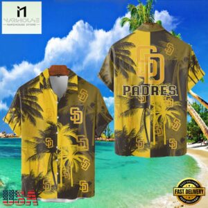 MLB San Diego Padres Tropical Palm Trees Style Hot Trending Hawaiian Shirt