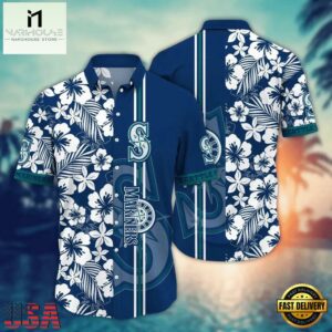 MLB Seattle Mariners Flower Aloha Hawaiian Shirts