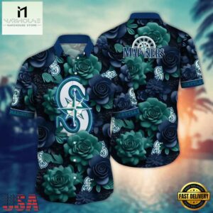 MLB Seattle Mariners Ocean Breeze Hawaiian Shirt