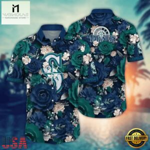 MLB Seattle Mariners Oceanic Escape Hawaiian Shirt