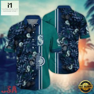 MLB Seattle Mariners Palm Breeze Hawaiian Shirt