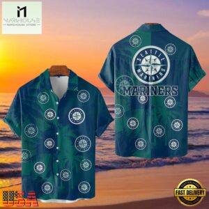 MLB Seattle Mariners Tropical Palm Trees Style Hot Trending Hawaiian Shirt - MLB Fan Gifts 6 MLB Seattle Mariners Tropical Palm Trees Style Hot Trending Hawaiian Shirt