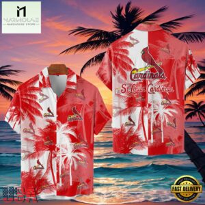 MLB St. Louis Cardinals Tropical Palm Trees Style Hot Trending Hawaiian Shirt - MLB Fan Gifts 7 MLB St. Louis Cardinals Tropical Palm Trees Style Hot Trending Hawaiian Shirt