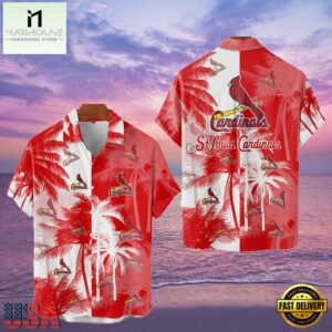 MLB St. Louis Cardinals Tropical Palm Trees Style Hot Trending Hawaiian Shirt