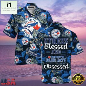 MLB Toronto Blue Jays Flower Tropical Style Hot Trending Hawaiian Button Down Shirt
